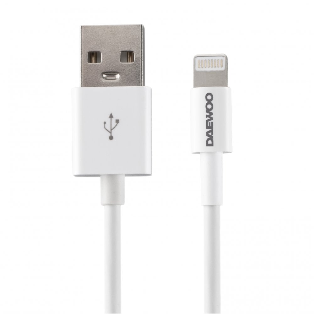 Cable de carga USB-A a Lightning de 8 pines DAEWOO de 3 metros | ELA1347GE
